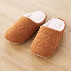 あったか中敷きボアルームシューズ
