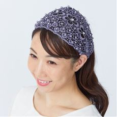 大人のレーシーヘアバンド