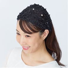 大人のレーシーヘアバンド