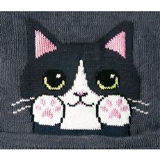 ひょっこり可愛い にゃんこ腹巻