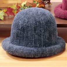大人キレイな あったか小顔ニット帽