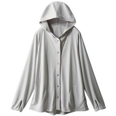 【遮熱プラス】放熱吸汗首までカバーするUVパーカー