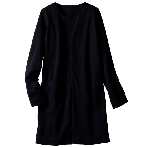 69%OFF【レディース大きいサイズ】 2WAYコート(手洗いOK) - セシール ■カラー：ブラック ■サイズ：3L