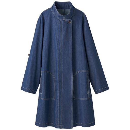 49%OFF【レディース】 デニムコート - セシール ■カラー：インディゴブルー ■サイズ：M
