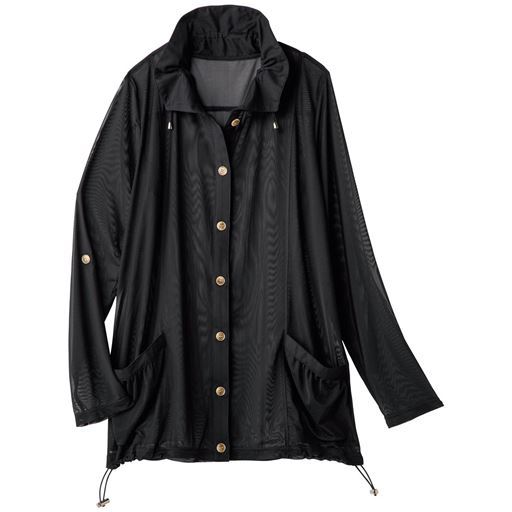 45%OFF【レディース】 シアーストレッチジャケット - セシール ■カラー：ブラック ■サイズ：M,L,LL,3L