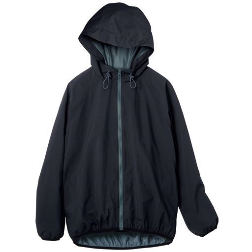 【レディース】 防風コクーンシルエットパーカー 