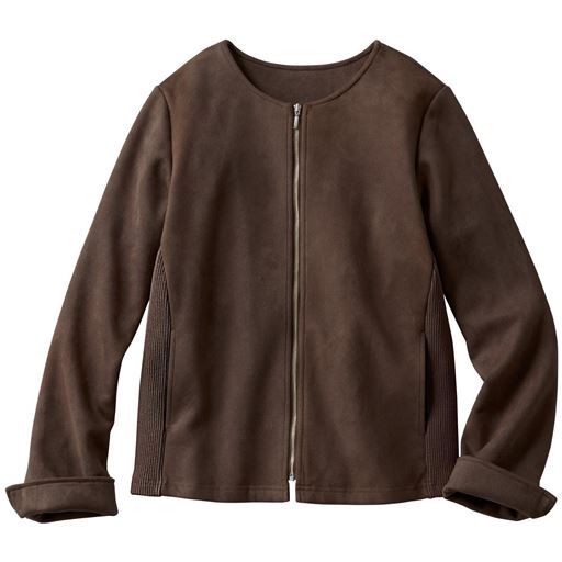 40%OFF【レディース】 洗えるフェイクスエードブルゾン - セシール 