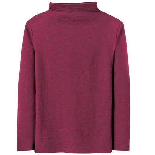 【レディース】 接結ウール混Tシャツ(日本製) - セシール ■カラー：ダークレッド ■サイズ：L,S,M,3L,LL