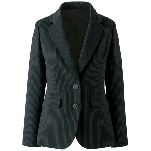 【レディース】 スーツ用テーラードジャケット(事務服・洗濯機OK) ■カラー：ストライプB(ロング丈) ■サイズ：7AR,9AR,11AR,13AR,15ABR,17ABR,19ABR,21ABR,5AP