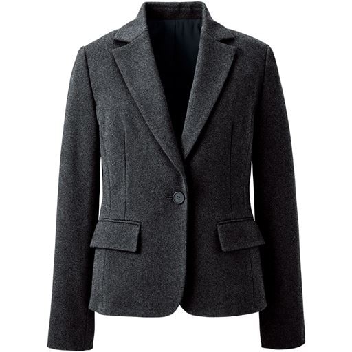 45%OFF【レディース】 あったか裏地ジャケット(事務服・洗濯機OK・選べる2丈)/テーラードジャケット ■カラー：チャコールグレーA(ショート) ■サイズ：7AR,9AR,19ABR,21ABR