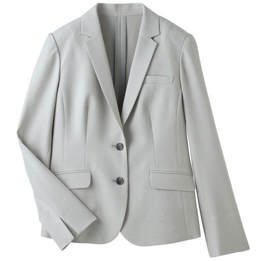 30%OFF【レディース】 テーラードジャケット(CoolBestII・事務服・選べる2丈・接触冷感・吸汗速乾・洗濯機OK) - セシール ■カラー:ブラックA(ショート丈) ■サイズ:7AR,9AR