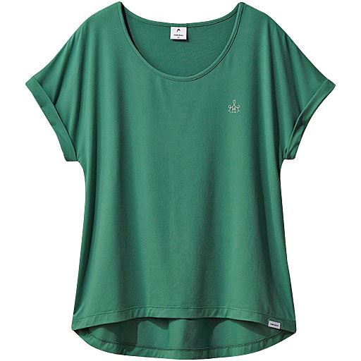 【レディース】 HEAD 吸汗速乾 半袖Tシャツ UVケア ■カラー：グリーン ■サイズ：LL,M