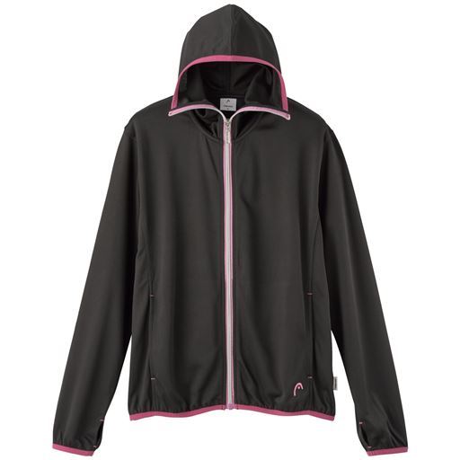 60%OFF【レディース】 ジップアップパーカ(HEAD) - セシール ■カラー：ブラック ■サイズ：S,M
