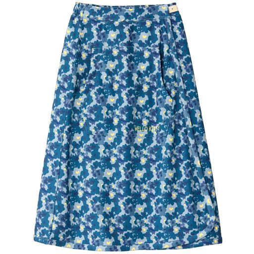 60%OFF【レディース大きいサイズ】 裏起毛巻きスカート(ハローキティ) ■カラー：グレー ■サイズ：4L-6L