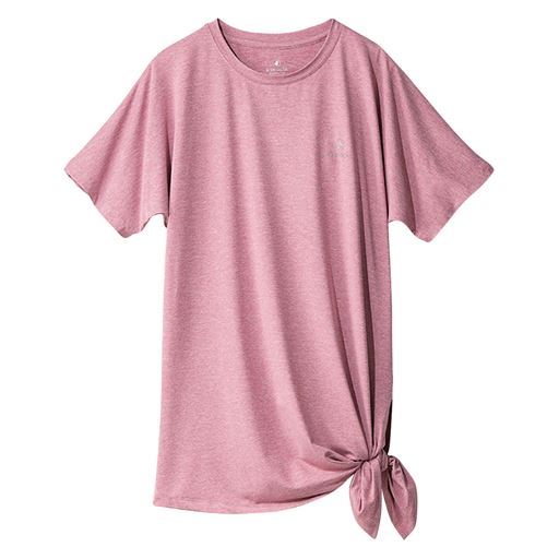 50%OFF【レディース】 裾リボンTシャツ(BODY GLOVE)(UVカット) - セシール ■カラー：ピンク ■サイズ：3L