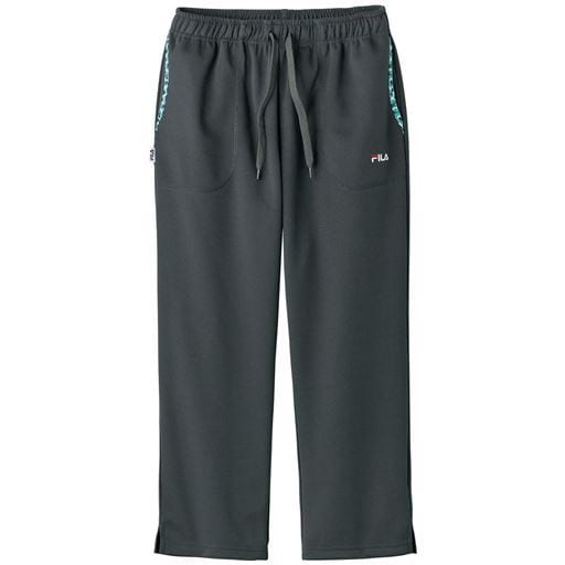  50%OFF【レディース】FILA カプリ丈パンツ(吸汗速乾・UVケア・スポーツ) - セシール ■カラー：チャコールグレー ■サイズ：M(64〜70)