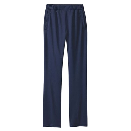 ジャージケアパンツ(女性用) - セシール ■カラー:ネイビー ■サイズ:M(股下66),M(股下72),L(股下66),LL(股下66),LL(股下72),3L(股下66),3L(股下72)