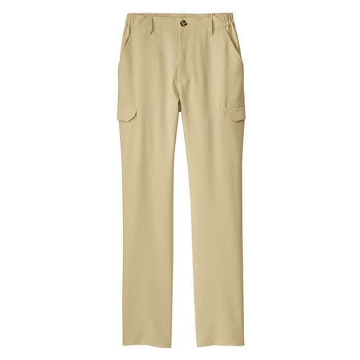 50%OFFフレキシブルパンツ(女性用)(静電防止) - セシール ■カラー：ソフトベージュ ■サイズ：S(股下66),L(股下66)
