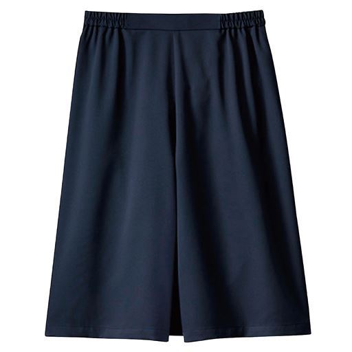 50%OFFアプロン/ラップ風キュロット ■カラー：ネイビー ■サイズ：S,M,LL,3L,L