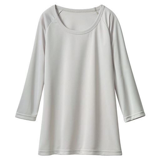 60%OFFインナーTシャツ(男女兼用・S-3L・吸汗速乾) - セシール ■カラー：シルバーグレー ■サイズ：3L