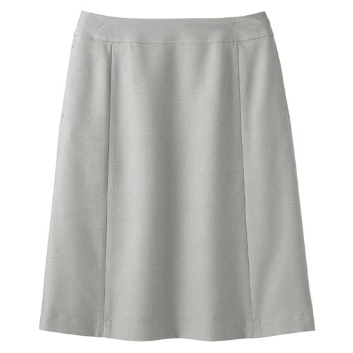 45%OFF【レディース】 台形スカート(CoolBestII・事務服・選べる2レングス・接触冷感・吸汗速乾・洗濯機OK) - セシール ■カラー：グレー ■サイズ：80-101(総丈60),84-103(総丈55)