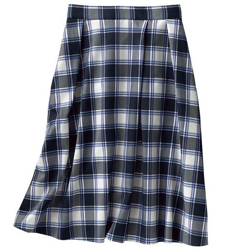 70%OFF【レディース】 タック入りスカート - セシール ■カラー：ブラウン ■サイズ：S(総丈70)