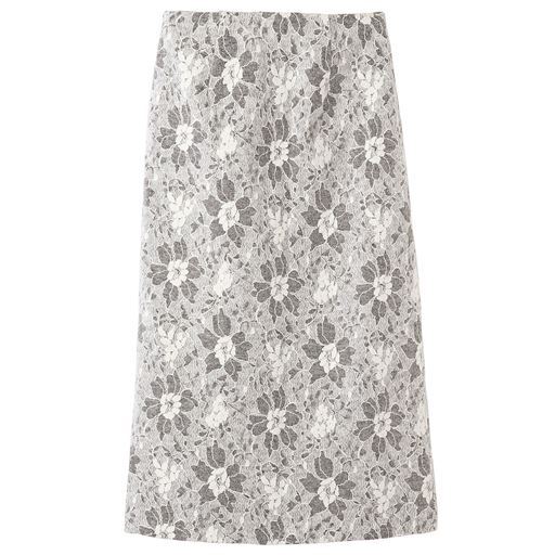 ボンディングレーススカート 選べる2レングス セシール Cecile