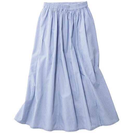 50%OFF【レディース】 UVカットロングスカート(抗菌防臭)【ぽっちゃりさんサイズ】 - セシール ■カラー：ストライプ ■サイズ：L,LL,3L,4L,6L