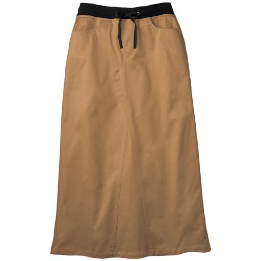35%OFF【レディース】 ウエスト楽ちんチノスカート - セシール ■カラー：ベージュ ■サイズ：M(64-70),L(69-77),LL(77-85),3L(85-93),4L(93-101),5L(101-109)