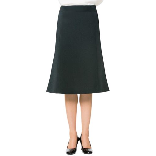 【レディース】 スーツ用マーメイドスカート(事務服・洗濯機OK) ■カラー：ブラックB(総丈61cm) ■サイズ：61-89,64-91,58-87