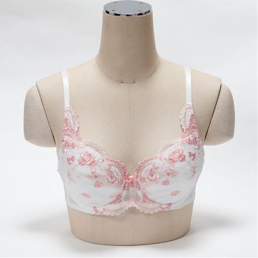 【レディース】 フルカップブラジャー(ソフトワイヤー入り) ■カラー：オフホワイト ■サイズ：D80, D85, C75, C80, C85, D70, D75, A70, A75, A80, A85, B70, B75, B80, B85, C70