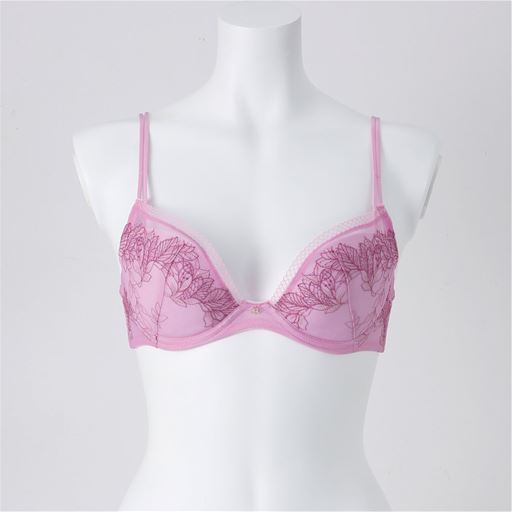 50%OFF【レディース】 ブラジャー(ラヴィアドゥ×セシール)(ソフトワイヤー入り・3/4カップ) ■カラー：ローズパープル ■サイズ：C70, C75, D65, D75