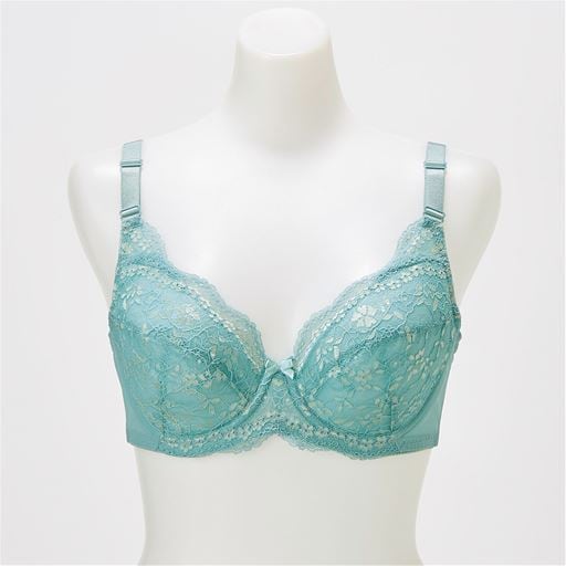【レディース大きいサイズ】 フルカップブラジャー(ワイヤー入り) ■カラー：セレストブルー ■サイズ：C85, C90, E90, C95, C100, D85, D90, D95, D100, E85, E95, E100, F85, F90, F95, F100
