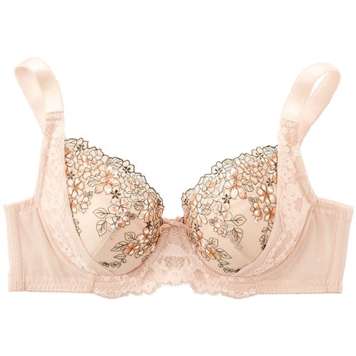 30%OFF【レディース】 グラマーさんのすっきりホールドするブラ(トリンプ)(ワイヤー入り・フルカップ) - セシール ■カラー：ナチュラルベージュ ■サイズ：F70