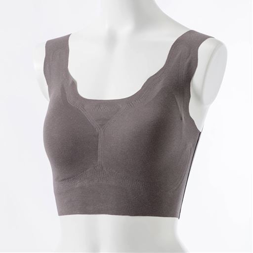 10%OFF【レディース】 【ネット限定】KIREILABO Fitte ハーフトップ(グンゼ) - セシール ■カラー：グレー ■サイズ：M,L,LL