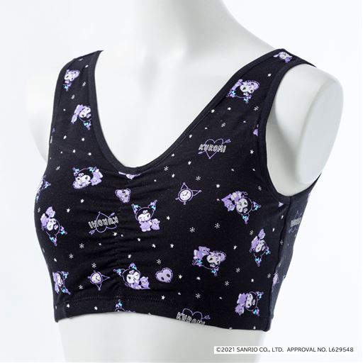 【レディース】 【ネット限定】クロミ/ハーフトップ - セシール ■カラー：ブラック ■サイズ：M,L,LL
