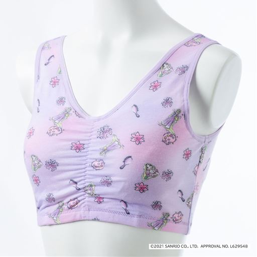 【レディース】 【ネット限定】ラプンツェル/ハーフトップ - セシール ■カラー：ラベンダー ■サイズ：M,L,LL