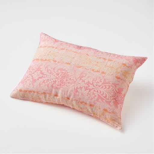 ＜セシール＞ 綿100%枕カバー(ダブルガーゼ) - セシール ■カラー：ピンク ■サイズ：L(63×43cm)