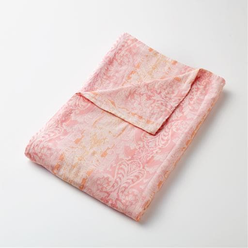 ＜セシール＞ 綿100%掛け布団カバー(ダブルガーゼ) - セシール ■カラー：ピンク ■サイズ：シングル(150×210cm)