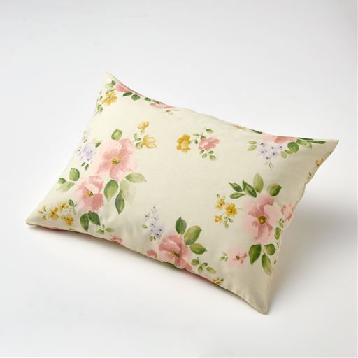 ＜セシール＞ 乾きやすい枕カバー(綿混) - セシール ■カラー：A(花柄) ■サイズ：L(85×45cm)