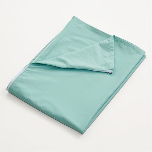 ガバッと簡単掛け布団カバー - セシール ■カラー：アンティックグリーン ■サイズ：シングル(150×210cm)