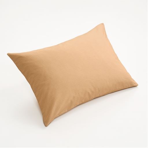 封筒式枕カバー(綿100%ツイル) - セシール ■カラー：ベージュ ■サイズ：L(85×45cm)