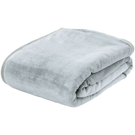 40%OFFとろけるタッチ 毛布(吸湿発熱わた入り) - セシール ■カラー：グレー ■サイズ：シングル(140×200cm)