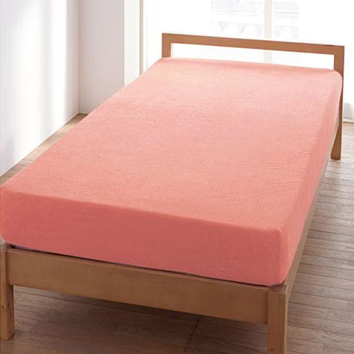 「楽ちん」のびのびタオルシーツ(着脱簡単) ■カラー:ローズピンク ■サイズ:A(セミシングル~シングル用),B(セミダブル~ダブル用),C(クィーン~キング用) 「楽ちん」のびのびタオルシーツ(着脱簡単) ■カラー:ローズピンク ■サイズ:A(セミシングル~シングル用),B(セミダブル~ダブル用),C(クィーン~キング用)