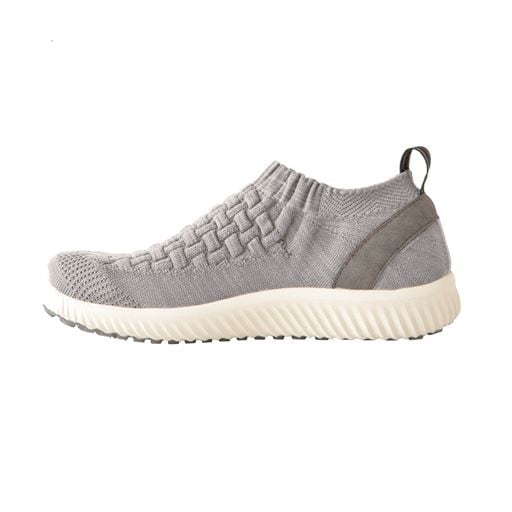 【レディース】 楽々のびのびニットストレッチシューズ(男女兼用) ■カラー：グレー ■サイズ：S(22.5～23cm),M(23.5～24cm),L(24.5～25cm),LL(25.5～26cm)