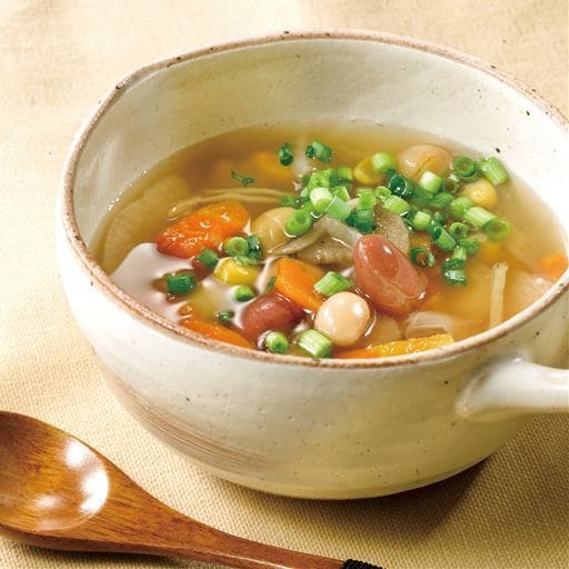 お豆と野菜のごろっとおかず生姜スープ - セシール