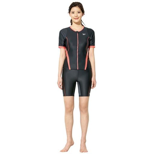 30%OFF【レディース】 Reebok フィットネス水着 ■カラー：オレンジ ■サイズ：9M