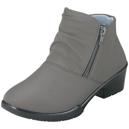 【レディース】 パンジー レインブーツ4821 - セシール ■カラー：グレー ■サイズ：25.0cm,22.5cm,23.5cm,24.0cm,24.5cm