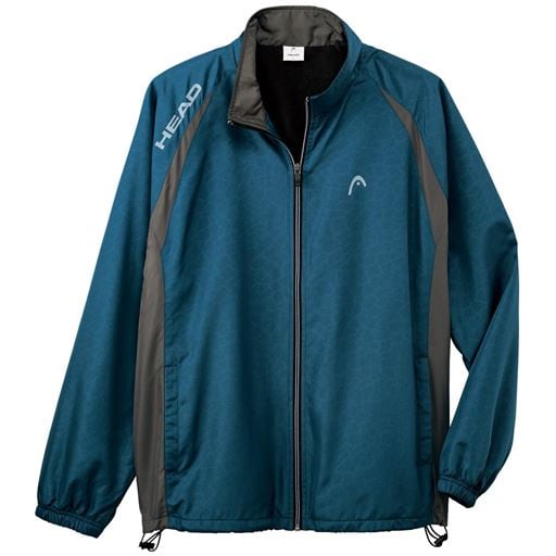 【メンズ】 裏トリコット総柄ジャケット(ヘッド) ■カラー：ブルー系 ■サイズ：M(88-95),L(96-104),LL(104-112),3L(106-114),5L(118-126)