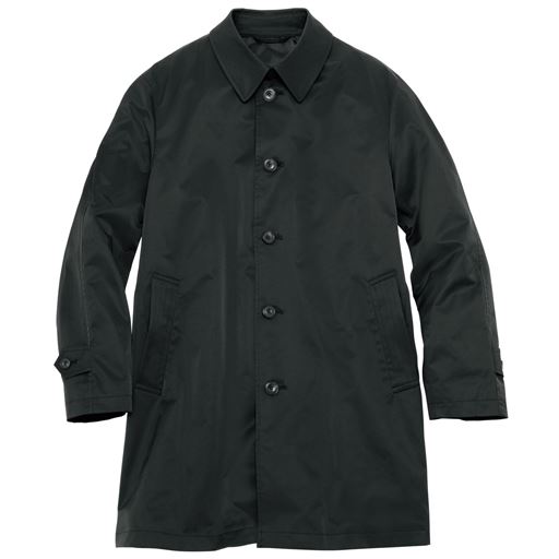 35%OFF【メンズ】 はっ水・ストレッチ・ステンカラーコート - セシール ■カラー：ブラック ■サイズ：M,L